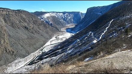 Горный Алтай зимой. Спуск и подъём на Кату-Ярык.