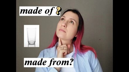 Правильное употребление made of and made from