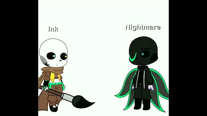 Ink X Nightmare (Inkmare) Channel Intro - Gacha Rock - #shorts ...