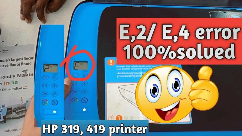 HP ink tank 419 error E2 error problem 100% solution | HP 419 E3 error ...