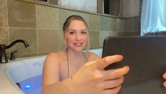Mia Malkova's Shameless hot tub stream on twitch!  Full VOD