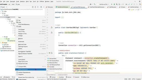 Установи source root в Project Structure|| To set the source root in ...
