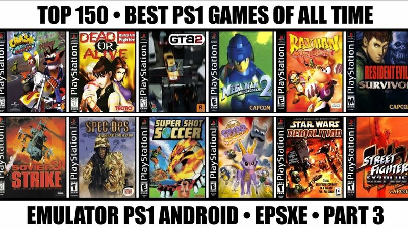 Top 150 Best PS1 Games Of All Time | Best PS1 Games | Emulator PS1 ...