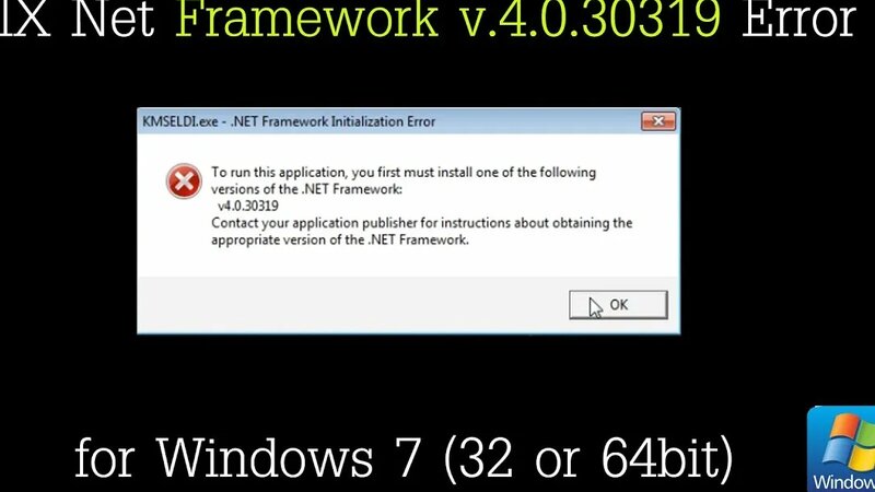 Fix Net Framework v.4.0.30319 Error Windows 7 100% - Смотреть онлайн в ...