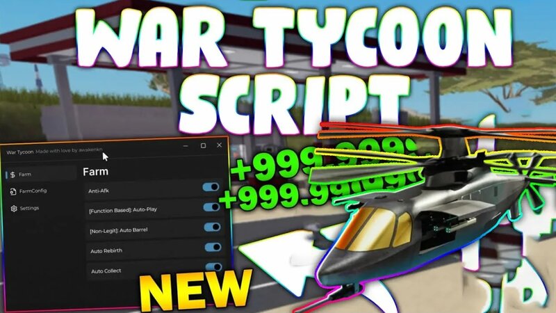 NEW* War Tycoon Script (Pastebin 2024) (Autofarm, AUTO Rebirth, AUTO ...
