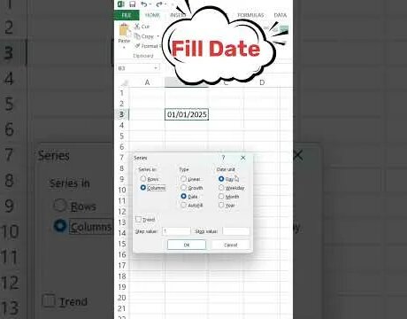 How to Fill Series Dates in Excel | Auto-Fill Dates Quickly! - Yandex ...