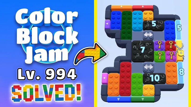 Color Block Jam - Level 994 Walkthrough | Solution & Gameplay (Rollic ...