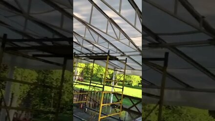 Тентовая крыша в Бутово