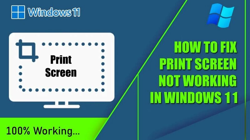 Fix Print Screen Not Working in Windows 10/11 || Not working Print ...