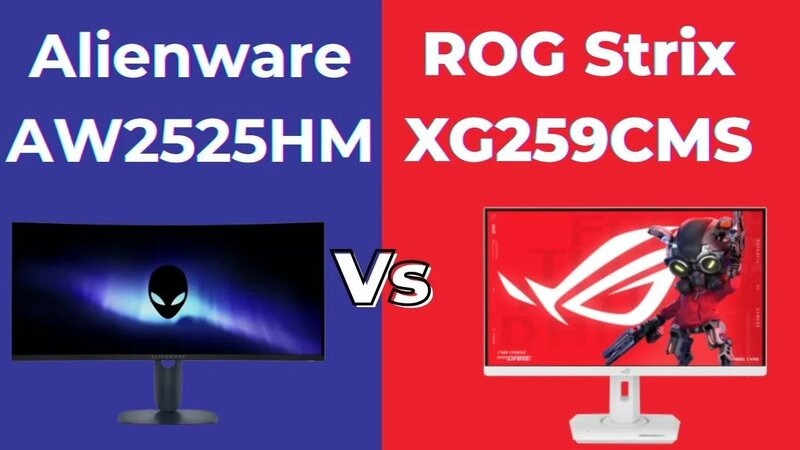 Dell Alienware Aw2525hm vs Asus ROG Strix Xg259cms - Full Monitor ...
