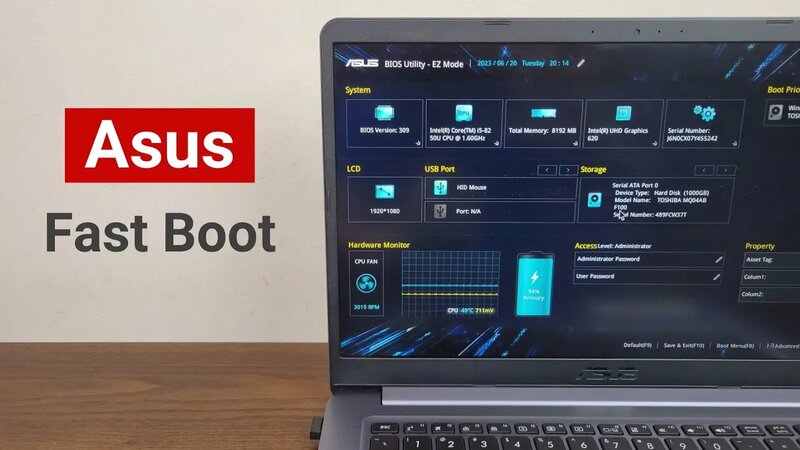 How to Enable / Disable Fast Boot on Asus Laptop BIOS - Смотреть онлайн ...