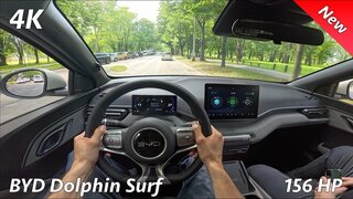 BYD Dolphin Surf 2025: POV first test drive (156 HP)