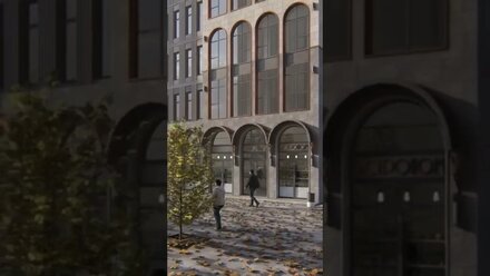 Архитектурная визуализация клубного дома. Визуализация экстерьера.
