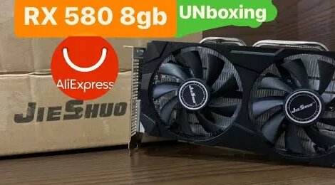 Chegou!!! RX 580 8GB JieShuo do AliExpress - Yandex Video aramada ...