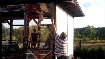 Защитные шторы для беседок, террас, веранд