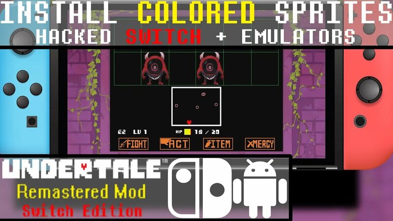 How To Install Undertale: Colored Sprites | Undertale: Remastered MOD ...
