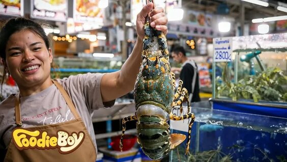 Рынок морепродуктов Таиланда — Видео от Мир для рыбака