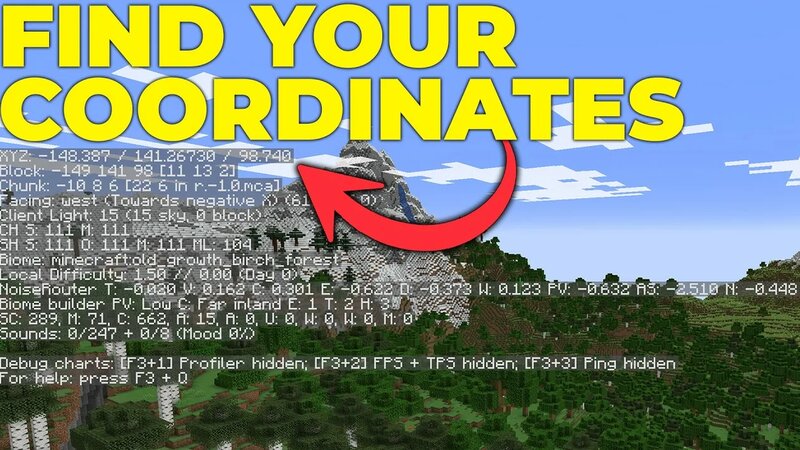 How To Show Your Coordinates in Minecraft Java Edition - Yandex Video ...