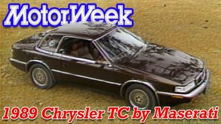 1989 Chrysler TC by Maserati | Retro Review