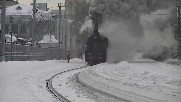 Паровоз Эр 797-41 . Станция Москва Рижская - Смотреть онлайн в поиске ...