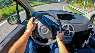2007 Renault Modus [1.2 TCe 100hp] |0-100| POV Test Drive #1819 Joe Black