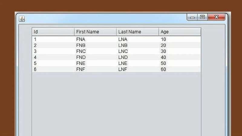Java Tutorial - How To Populate JTable From ArrayList In Java Using ...