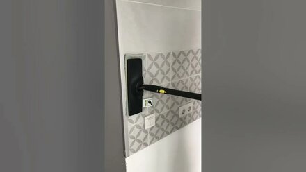 Удаления следов затирки с помощью пароочистителя KARCHER