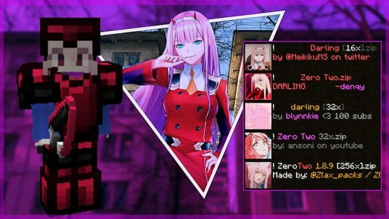 minecraft anime texture pack: 1 bin video Yandex'te bulundu