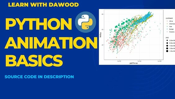 Animation in python | matplotlib | basics | simplest & easiest - EroFound