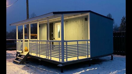 Расширяем географию. Бытовка "МиниСканди" в Московской области.