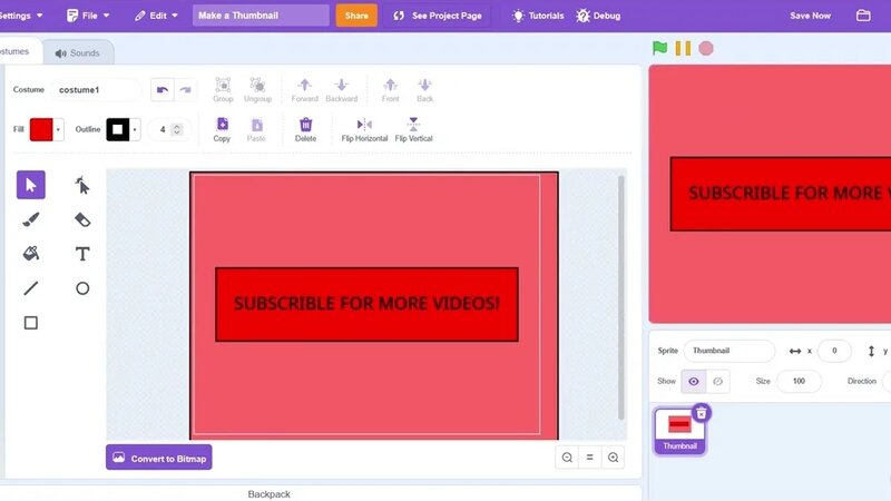 How to make a Thumbnail (Scratch Tutorial) - Yandex Video aramada ...