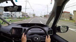 【Test Drive】 2016 New Nissan Serena Highway STAR ProPILOT Edition 4WD - POV City Drive