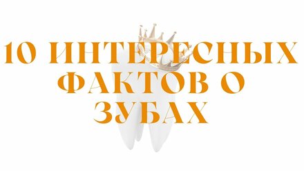 10 интересных фактов о зубах