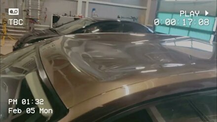 Удаление вмятин без покраски VW