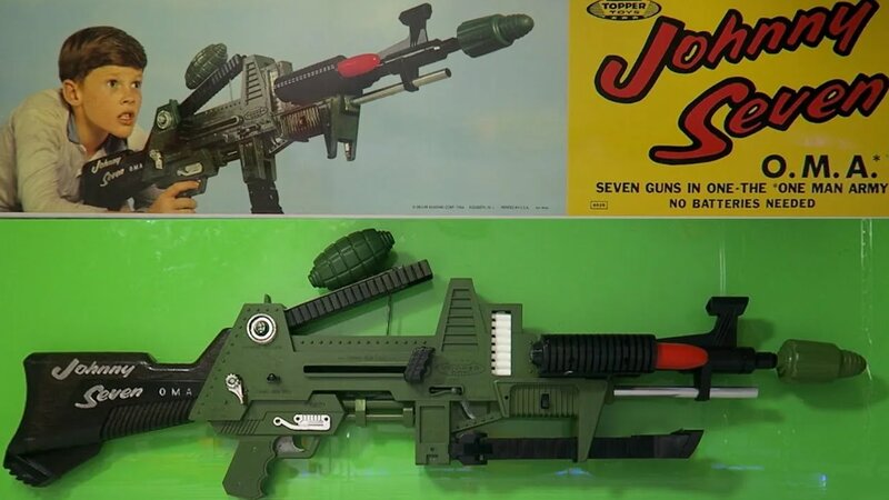 Johnny seven OMA toy gun classic unboxing and review!! - Смотреть ...