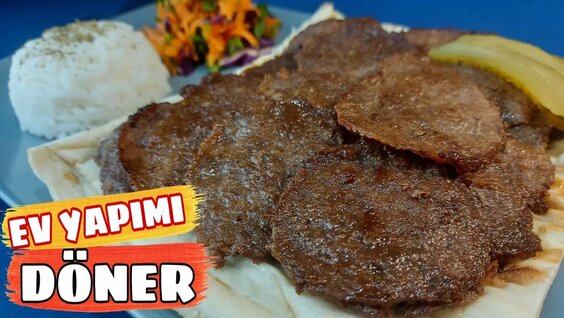 Evde et döner nasıl yapılır? turkısh doner kebab recıpe kıymadan döner ...