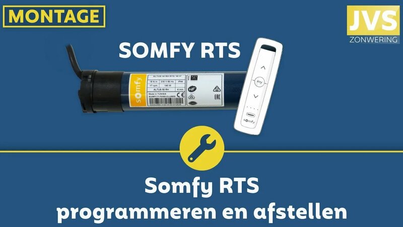 [Montage] Somfy RTS motor programmeren en afstellen - Смотреть онлайн в ...