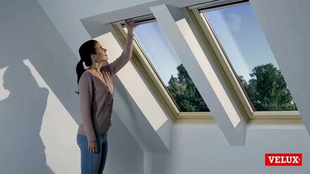 Мансардное окно Velux GZR 3050 ручка сверху
