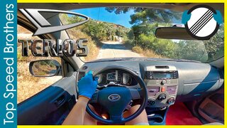 Daihatsu Terios J200 102hp (2010) POV TEST Drive Onboard Greece