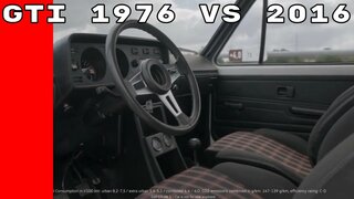 Volkswagen Golf GTI Interior 1976 vs 2016