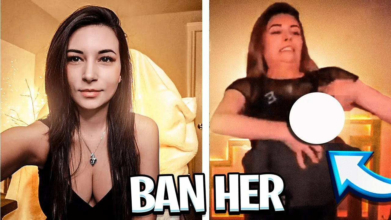 Alinity Flashes On Stream!!