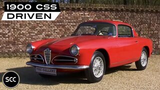 ALFA Romeo 1900 CSS 1956 - Full test drive in top gear - Engine sound | SCC TV