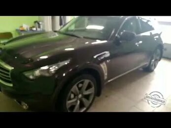 Удаление града без покраски Infiniti QX70S + ПОЛИРОВКА и покрытие керамикой Krytex в Электростали