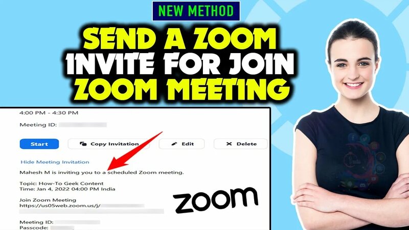 How to send a zoom invite for join zoom meeting - Смотреть онлайн в ...