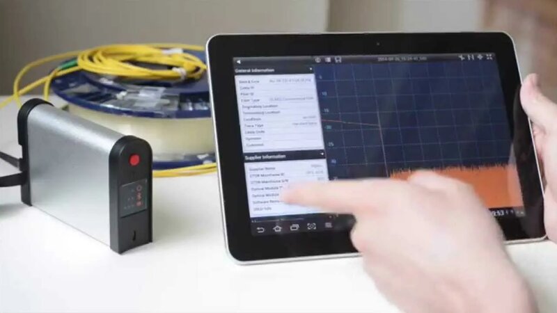 Fiberizer Mobile Android with VeEX OPX-BOX, OPX-BOXe OTDR - Смотреть ...