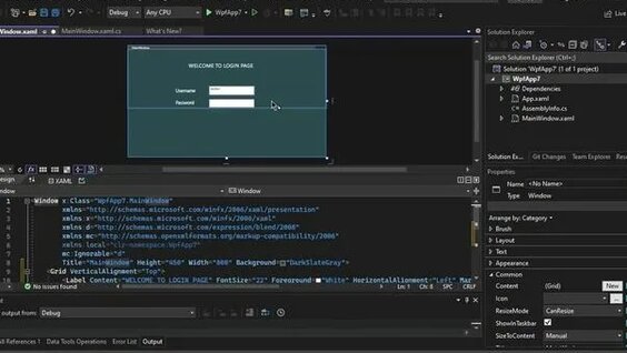 WPF in Visual Studio 2022 (Design XAML Login Page) - Смотреть онлайн в ...