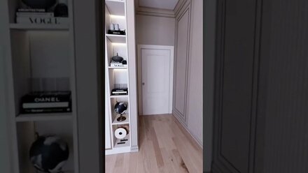 Design work room. Дизайн интерьера комнаты в квартире. 360 panorama video.