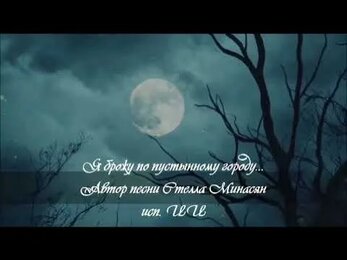 Я брожу по пустынному городу