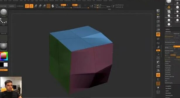 ZBrush - dynamic subdiv - Смотреть онлайн в поиске Яндекса по Видео