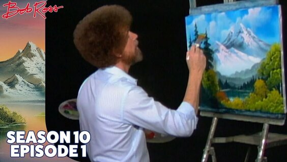 Here's what happened when I tried to paint like Bob Ross